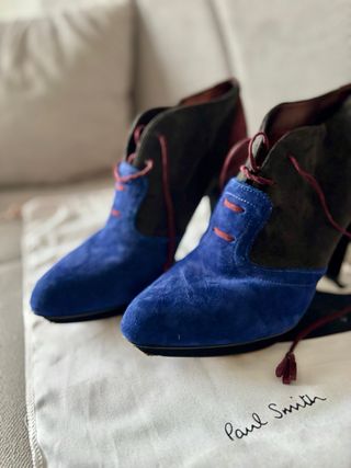 Botines Paul Smith Ante Azul/Marrón