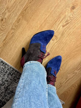 Botines Paul Smith Ante Azul/Marrón