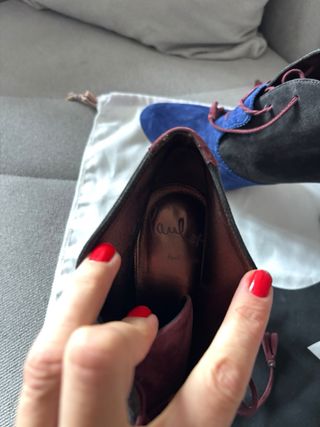 Botines Paul Smith Ante Azul/Marrón