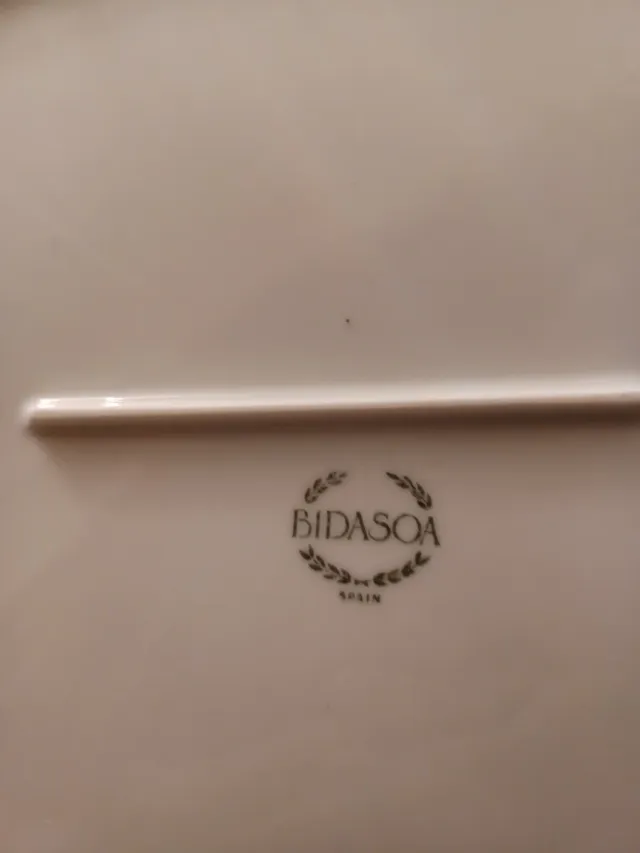 Vajilla Bidasoa Porcelana y Oro