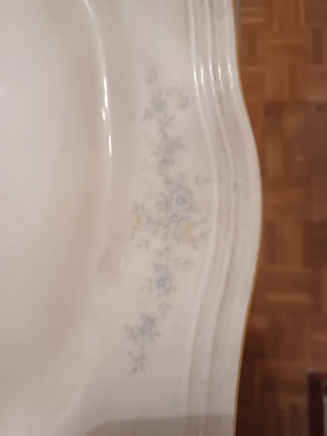 Vajilla Bidasoa Porcelana y Oro