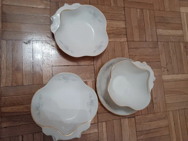 Vajilla Bidasoa Porcelana y Oro