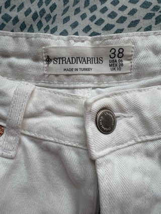 Pantalón blanco wide leg