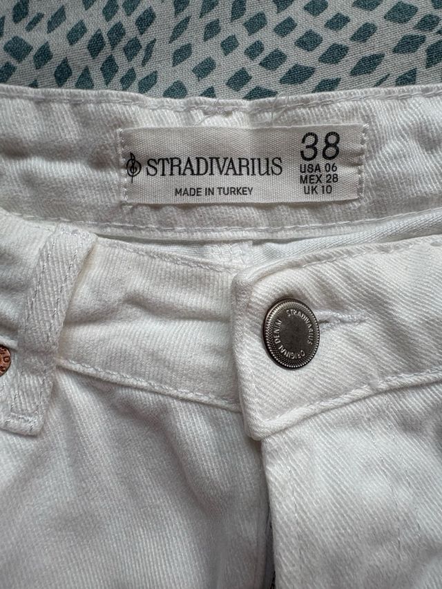 Pantalón blanco wide leg