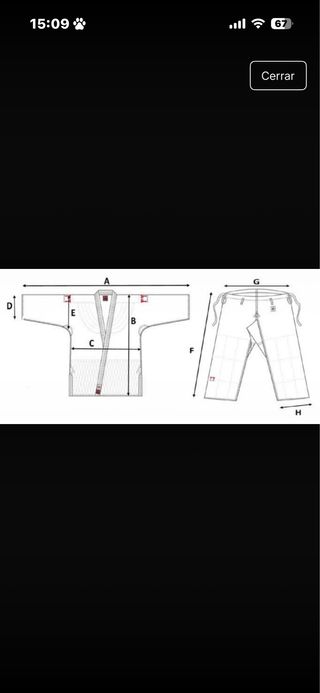 Kimono Jiu Jitsu Adulto Talla XL