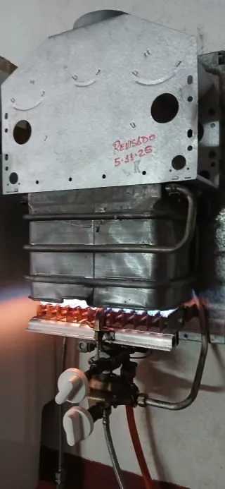 Calentador Gas Butano Otsein 10L Blanco