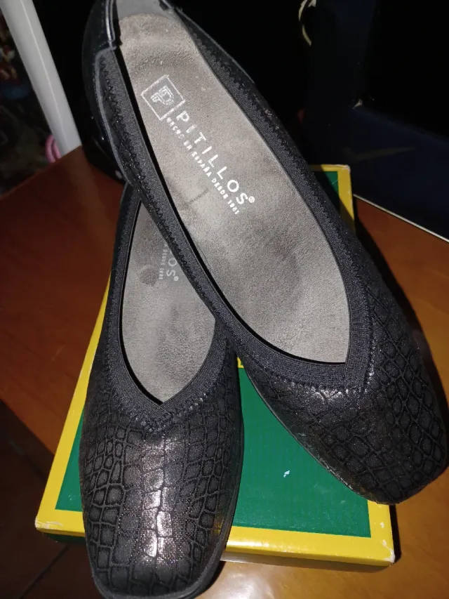 Zapatos Pitillos Mujer Negros Talla 40