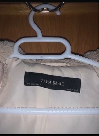 Abrigo de pelo beige