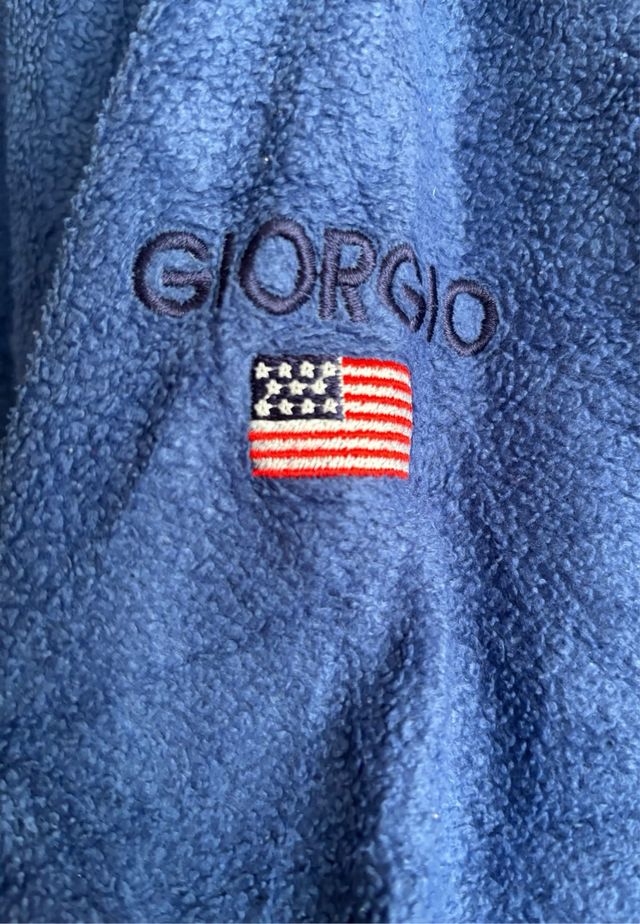 Chaqueta polar Giorgio azul L
