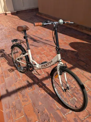 Bicicleta Moma Aluminio Plegable 24