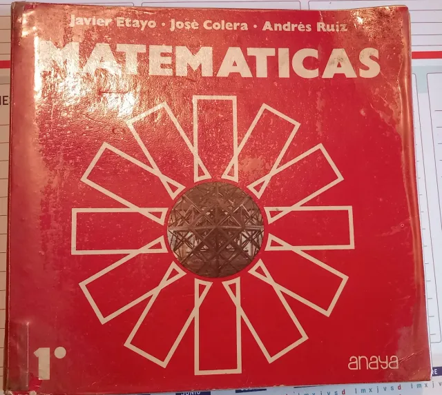 Libro Matemáticas  1° BUP