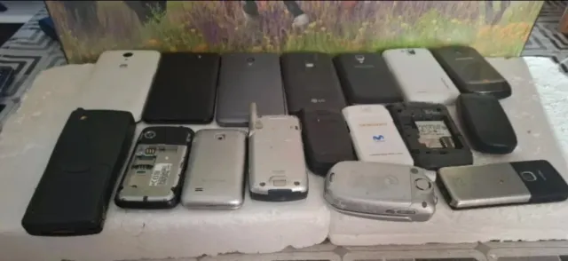  Lote 17 moviles , nokias, huawei,lg,samsung,etc