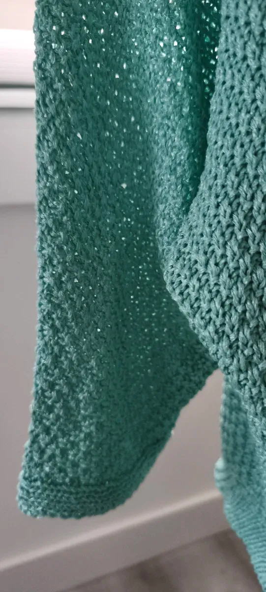 Chaqueta punto verde/teal talla única