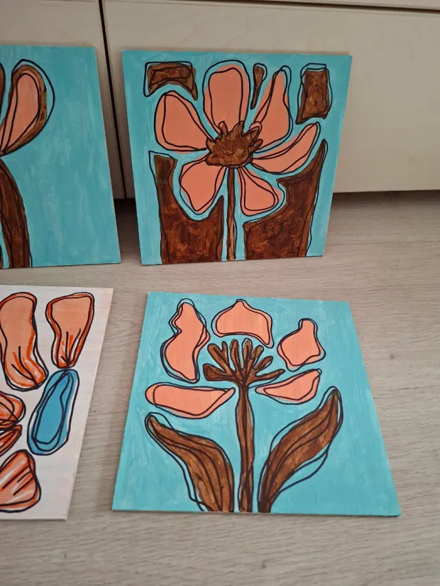 Lote Cuadros Flores 10 euros