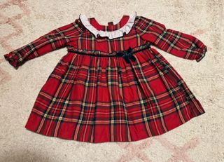 Vestido xadrez menina 24 meses