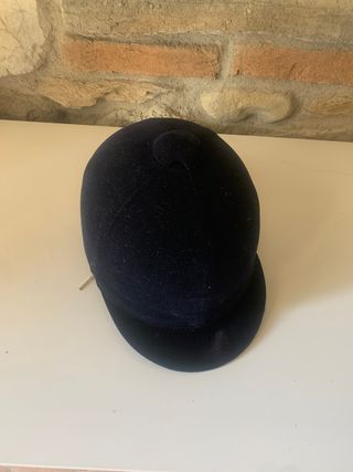 Cappello equitazione blu