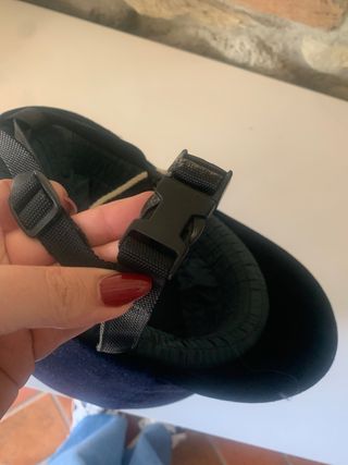 Cappello equitazione blu