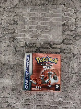 Pokémon Edición Rubí COMPLETO Game Boy Advance