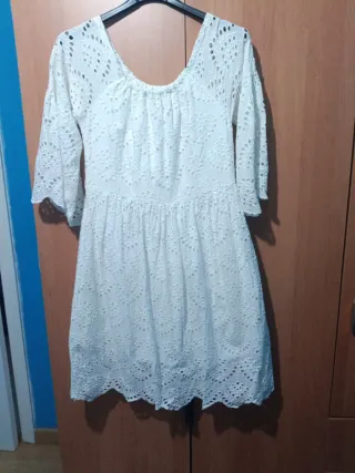 Vestido blanco verano bordado