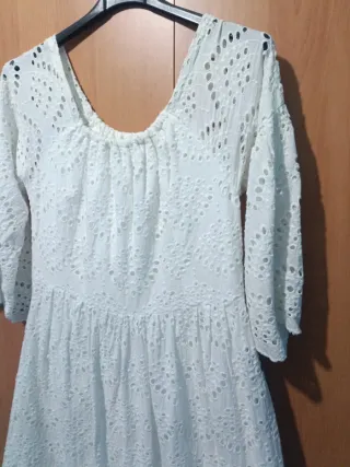 Vestido blanco verano bordado