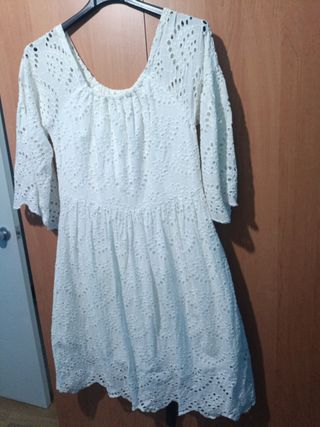 Vestido blanco verano bordado