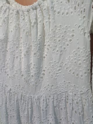 Vestido blanco verano bordado