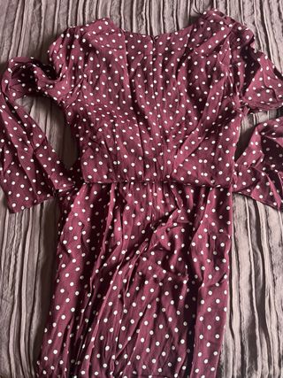 Mono largo estampado lunares