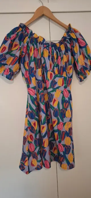 Vestido Kling Flores Talla L