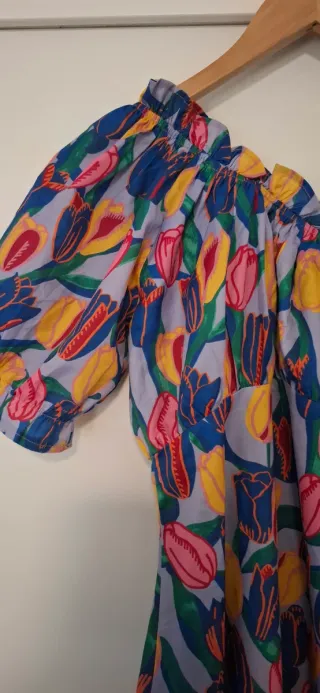 Vestido Kling Flores Talla L