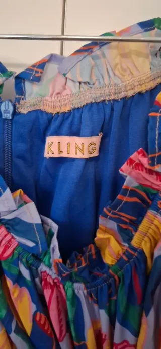 Vestido Kling Flores Talla L