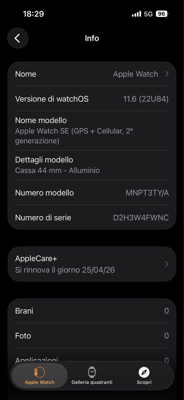 Apple Watch SE (2 gen) GPS+Cellular 44mm