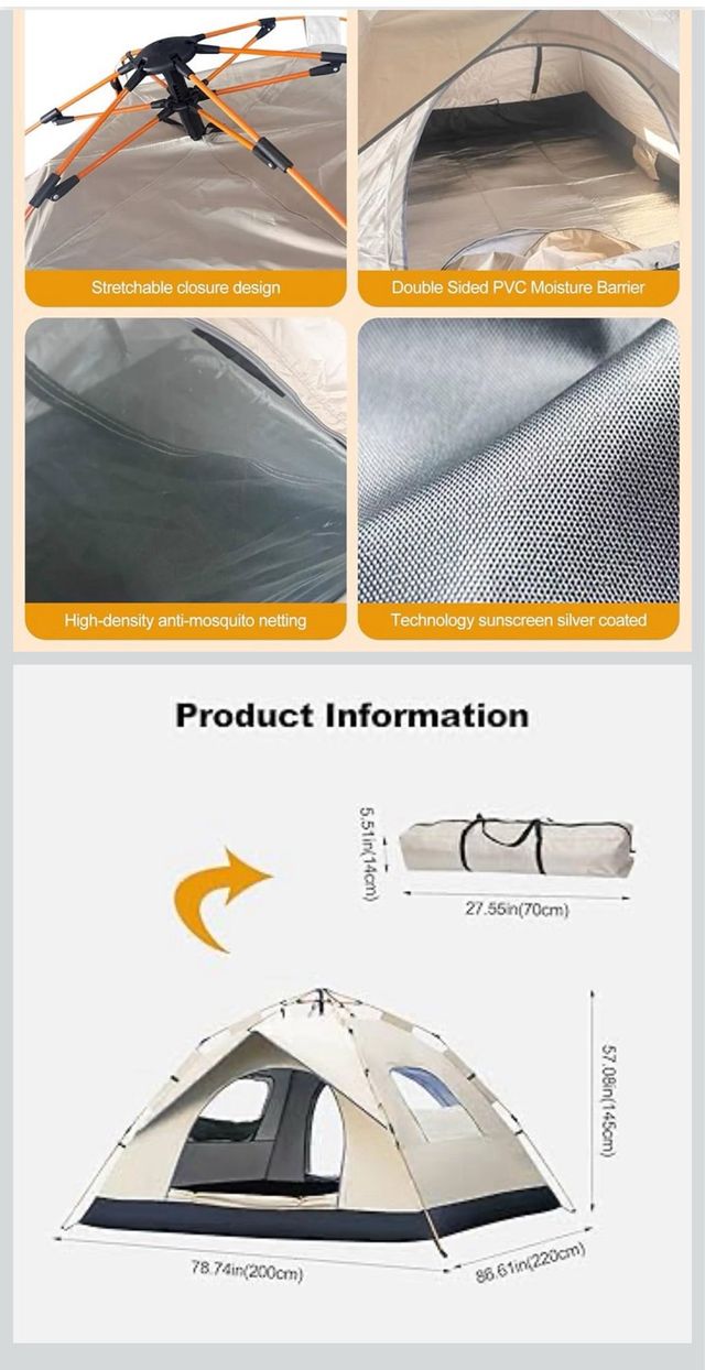 Tienda de campaña 210D Oxford