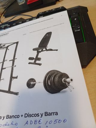 Pack Musculación Jaula y Banco Adidas