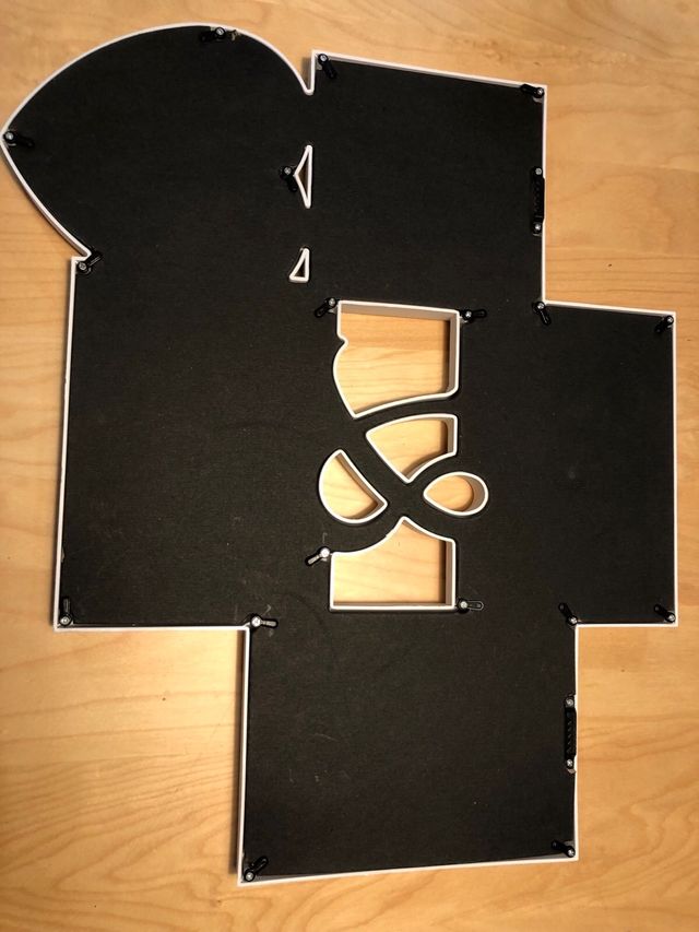 Marco de fotos blanco para 5 fotos