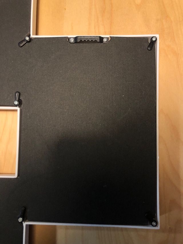 Marco de fotos blanco para 5 fotos