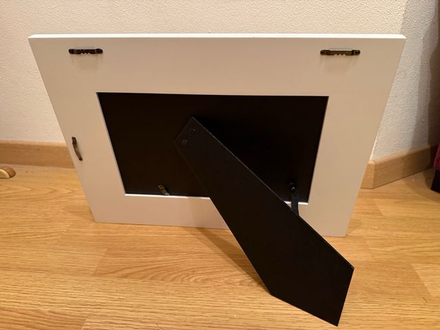 Marco de fotos doble madera