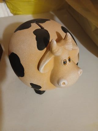 Hucha Vaca Cerámica Grande