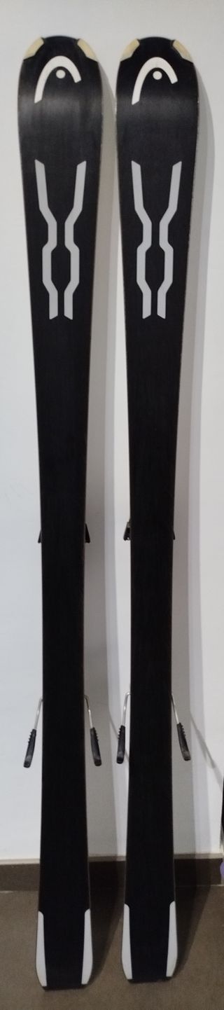 Esquís Head Fine One con bastones