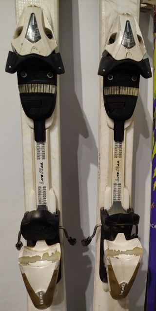 Esquís Head Fine One con bastones