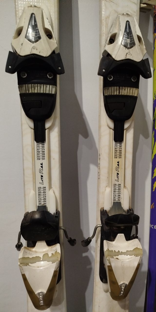 Esquís Head Fine One con bastones