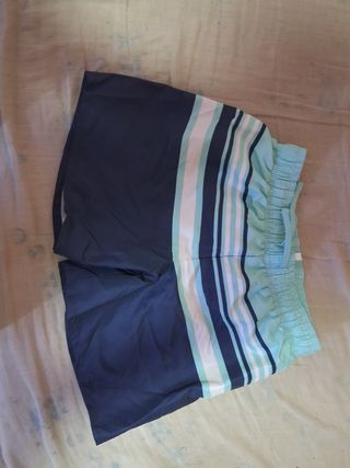 Bermudas Color azul con rayas para niño