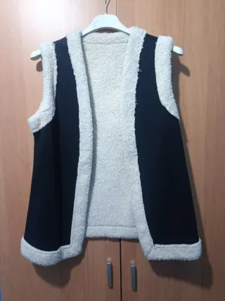 Chaleco mujer forro borreguito