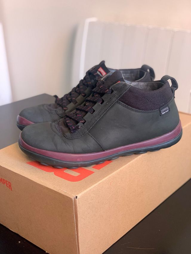 Botas Camper Goretex Mujer Negras/Moradas