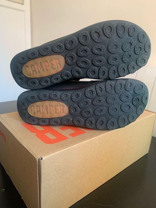 Botas Camper Goretex Mujer Negras/Moradas