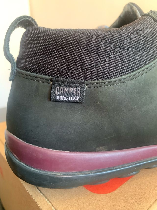 Botas Camper Goretex Mujer Negras/Moradas