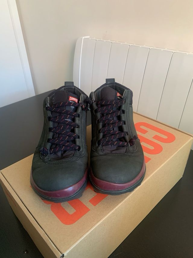 Botas Camper Goretex Mujer Negras/Moradas