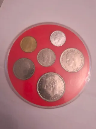 Lote monedas españolas Juan Carlos I