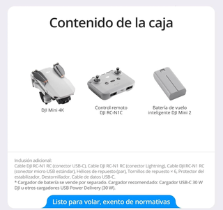 Drone DJI Mini 4K nuevo (¡oportunidad!)