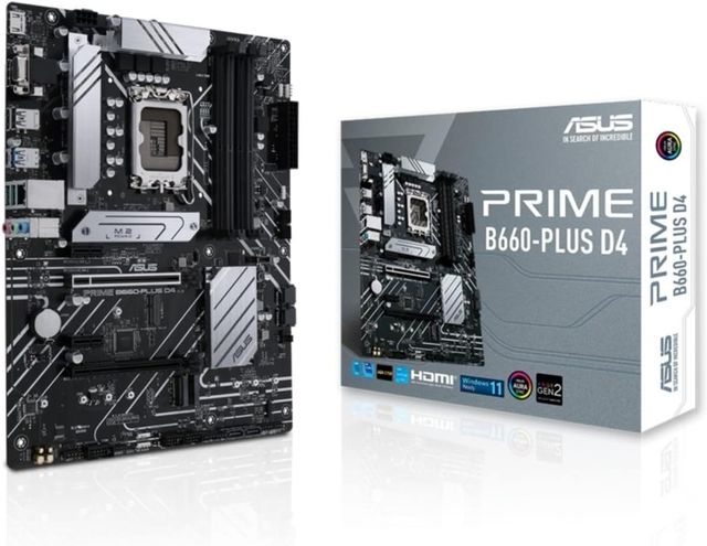 ASUS B660-PLUS D4 - Enchufe Intel® LGA 1700