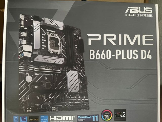 ASUS B660-PLUS D4 - Enchufe Intel® LGA 1700
